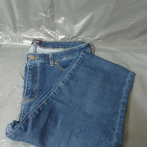 NYDJ ALINA ANKLE JEANS MID BLUE SIZE 16