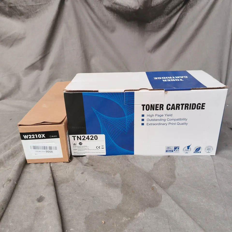 BOX OF APPROXIMATELY 10 ASSORTED PRINTER CARTRIDGE PRODUCTS