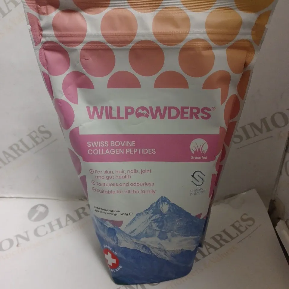 SEALED WILL POWDERS SWISS BOVINE COLLAGEN PEPTIDES - 400G 