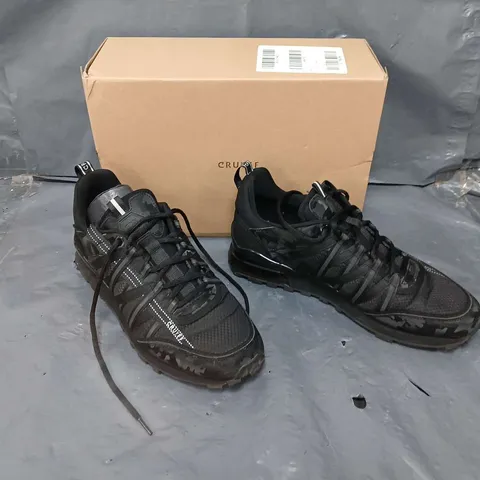 BOXED PAIR OF CRUFFY CAMO FEARIA TRAINERS - UK 10 