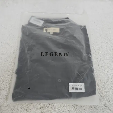 BAGGED LEGENDS FLOW SHIRT IN BLACK - L