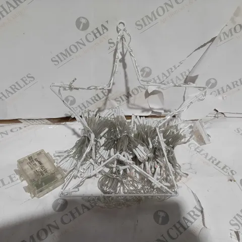 SET OF BATTERY OPERATED LED LIGHTS WITH STAR 