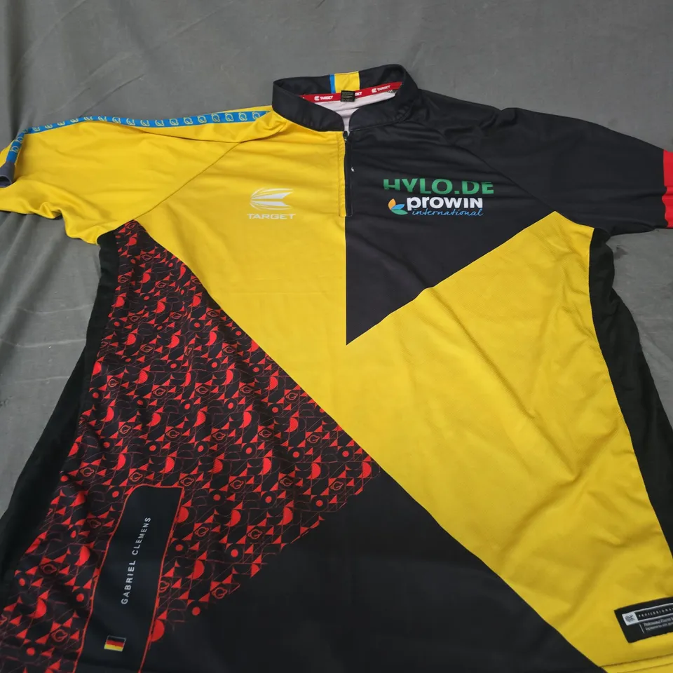 TARGET GABRIEL CLEMENS PROFESSIONAL PLAYER SERIES DARTS JERSEY - MEN'S UK 3XL