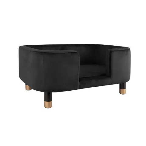 BOXED LEITMOTIV PET SOFA ROYAL - BLACK VELVET