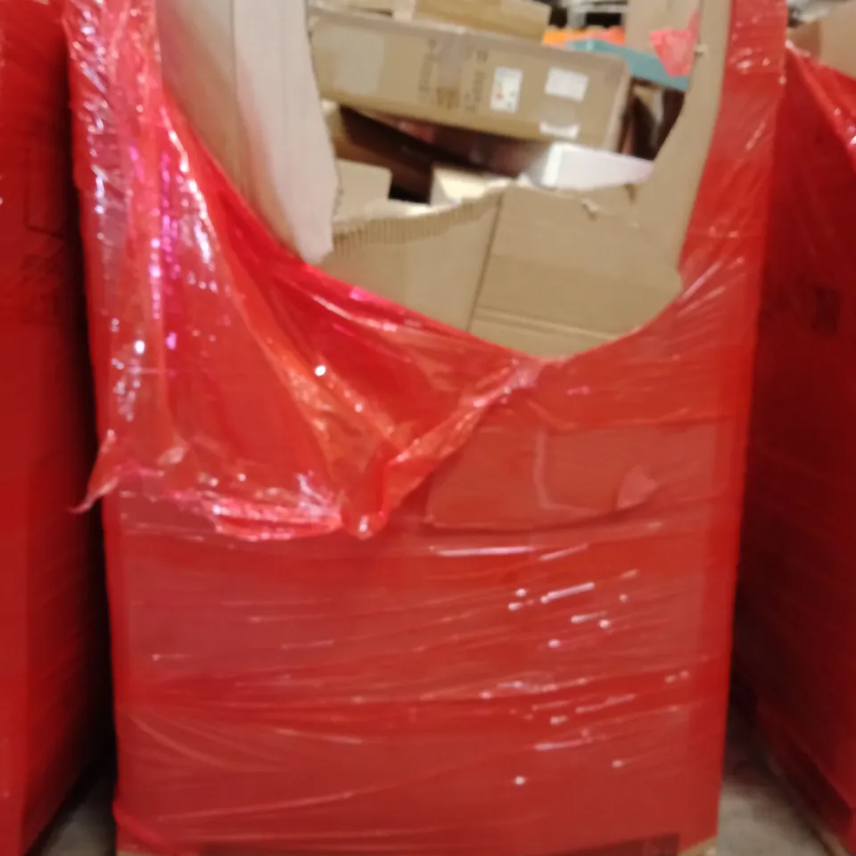 PALLET OF ASSORTED HOUSEHOLD GOODS AND PRODUCTS TO INCLUDE;SHOWER MIXER SYSTEM, CEILING FAN WITH LIGHT,OIL SPRAY BOTTLE