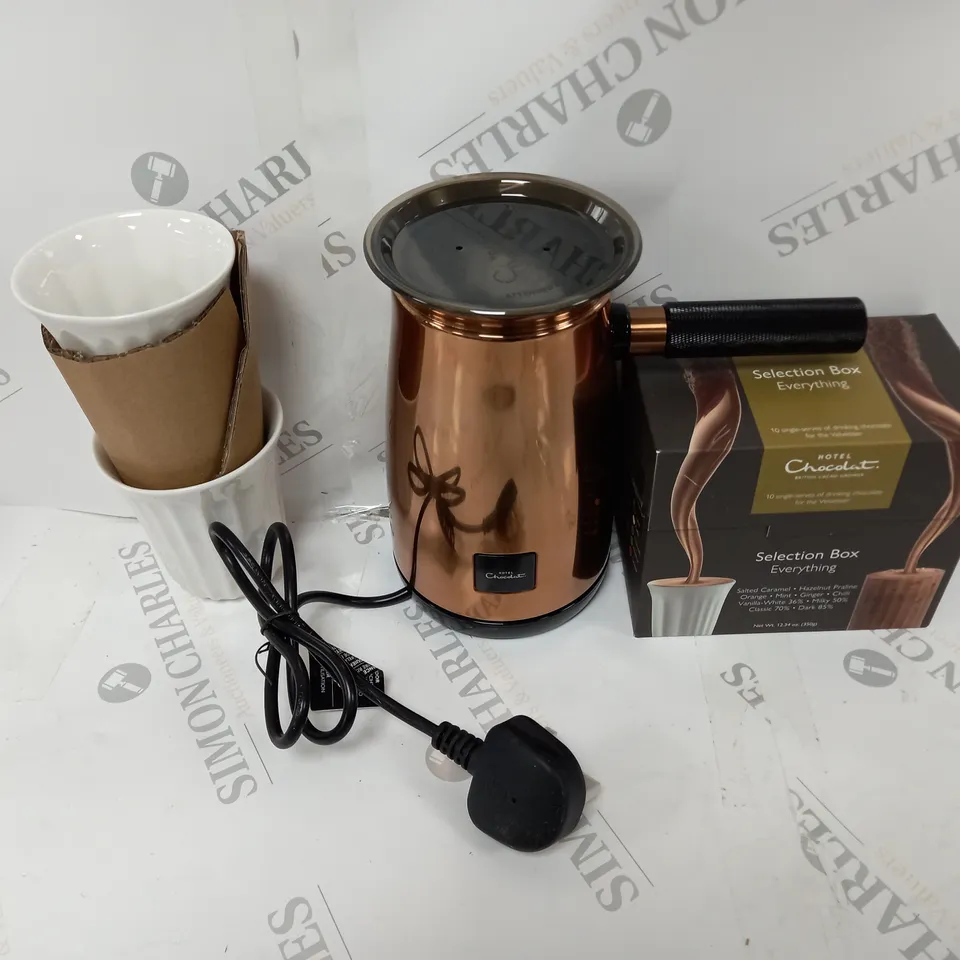 HOTEL CHOCOLAT VELVETISER COPPER RRP £109.99