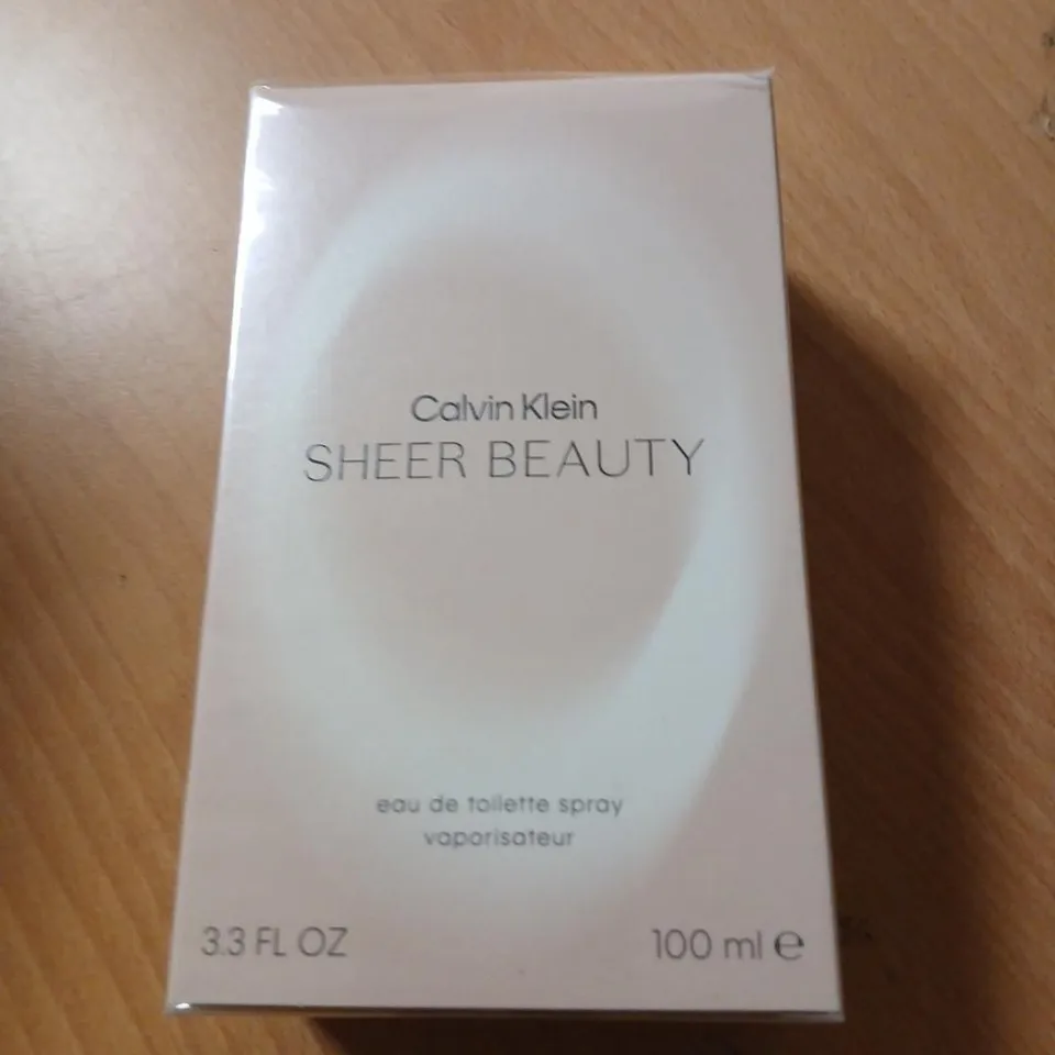BOXED AND SEALED CALVIN KLEIN SHEER BEAUTY EAU DE TOILETTE 100ML