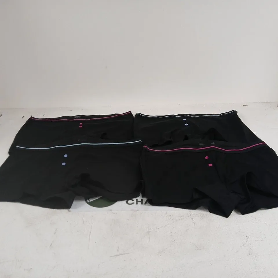 4 BON PRIX XL BLACK BOXERS