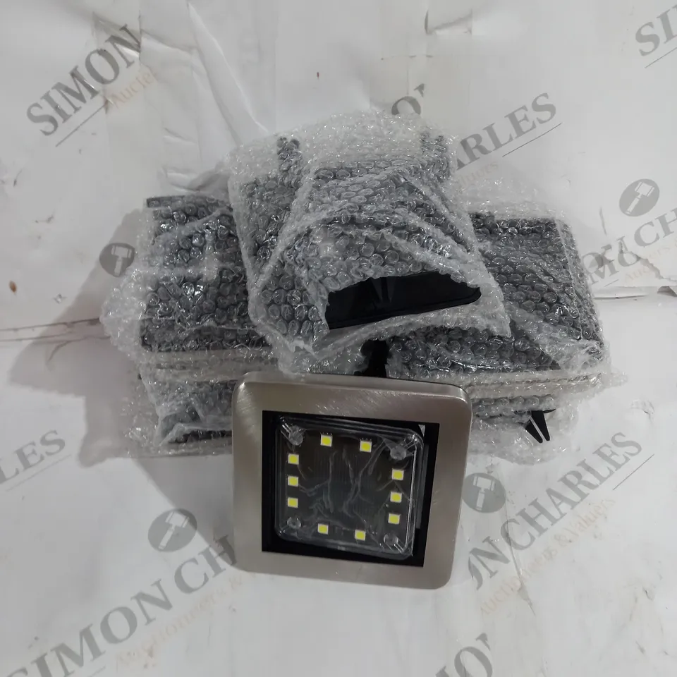 BELL AND HOWELL SET OF 8 SQUARE SWIVEL DISK LIGHTS