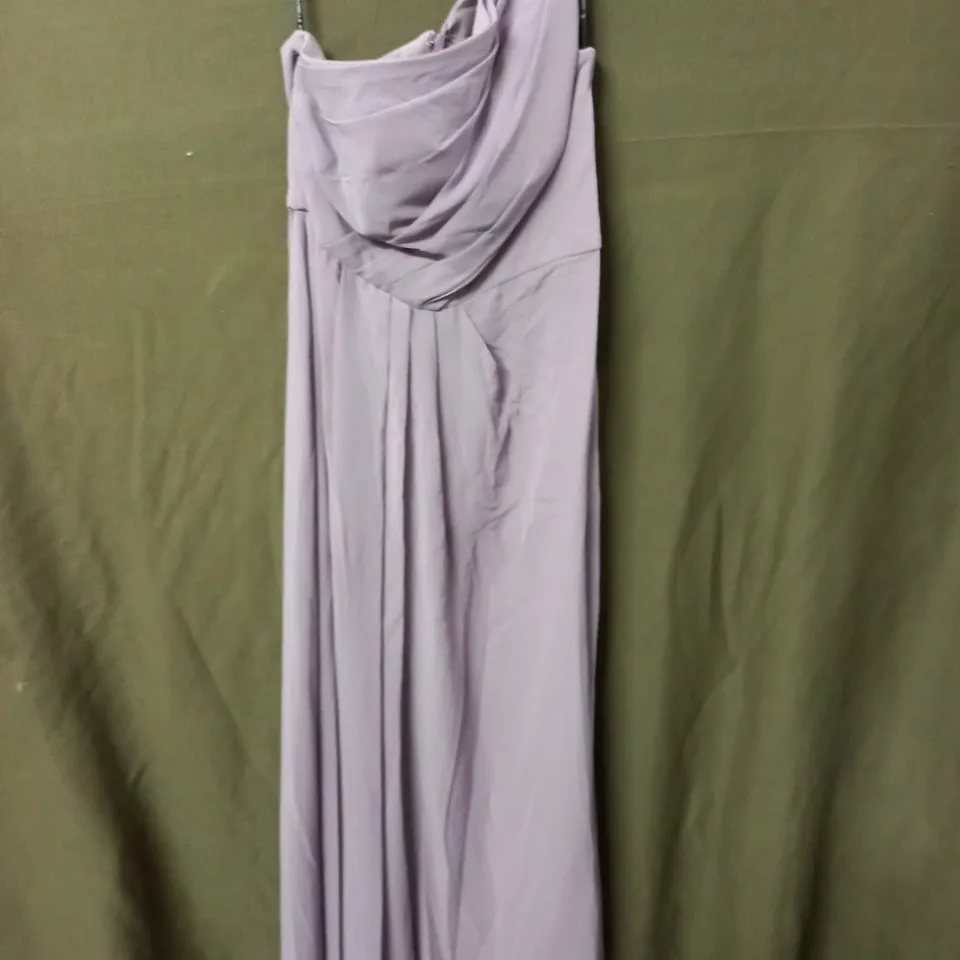 SORELLA VITA PURPLE ONE SHOULDER OCCASONAL DRESS - UK 14