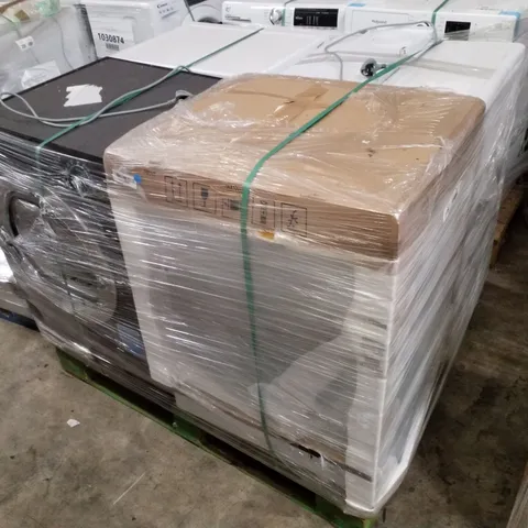 PALLET OF APPROXIMATELY 4 UNPROCESSED RAW RETURN WHITE GOODS TO INCLUDE;