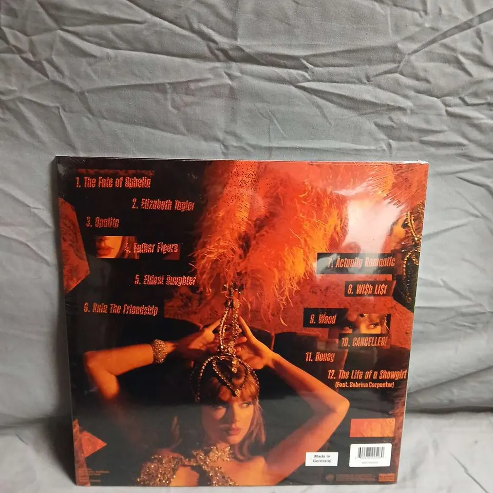 TAYLOR SWIFT - THE LIFE OF A SHOWGIRL - VINYL LP - SEALED 