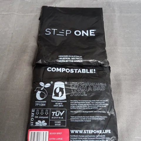 STEP ONE X2 BOXER BRIEF IN CORAL PINK SIZE XL
