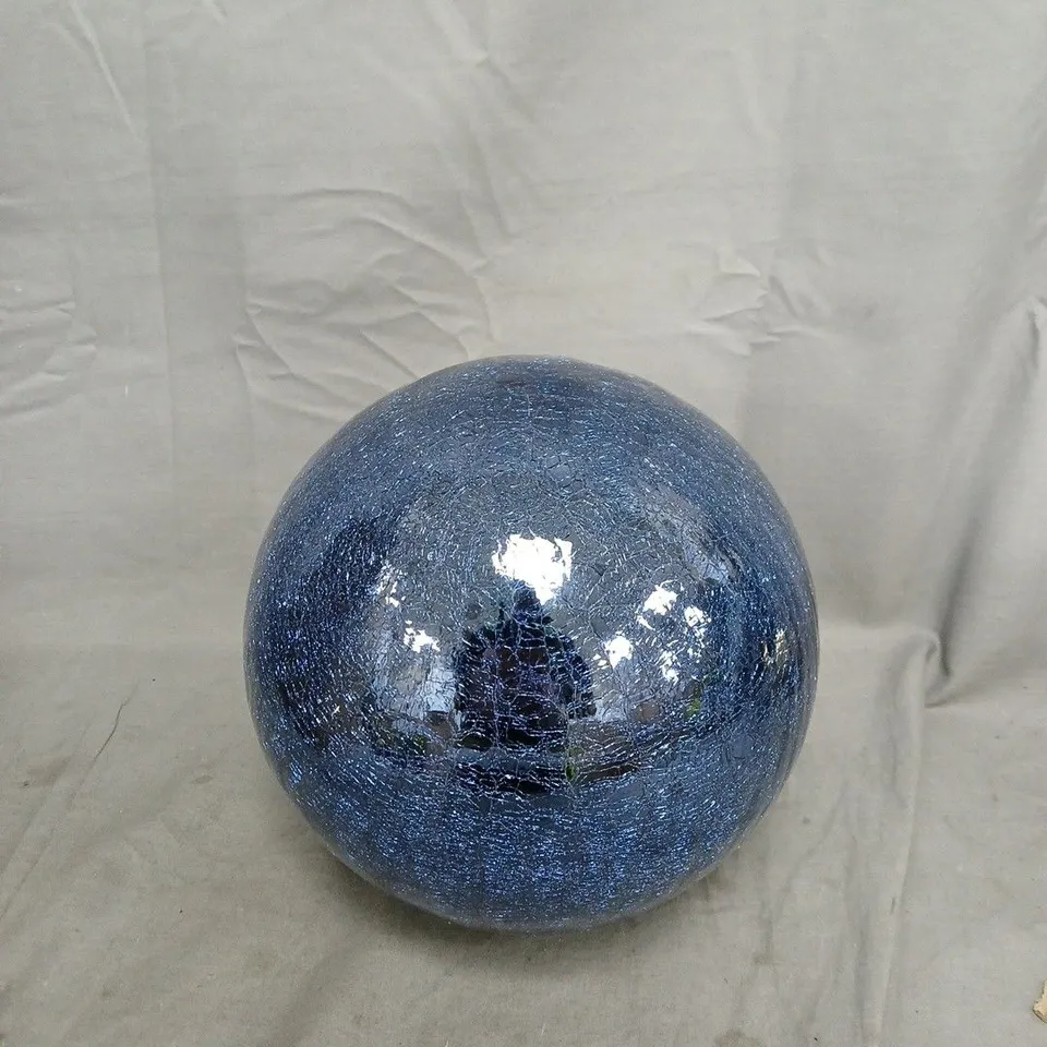 BLUE CRACKLE BALL LIGHT