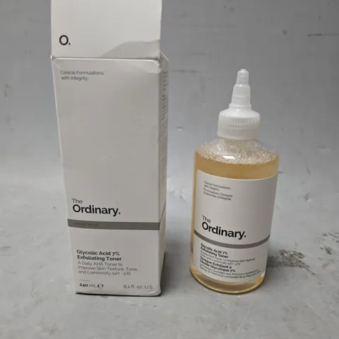 BOXED THE ORDINARY GLYCOLIC ACID 7% EXFOLIATING TONER 240ML 