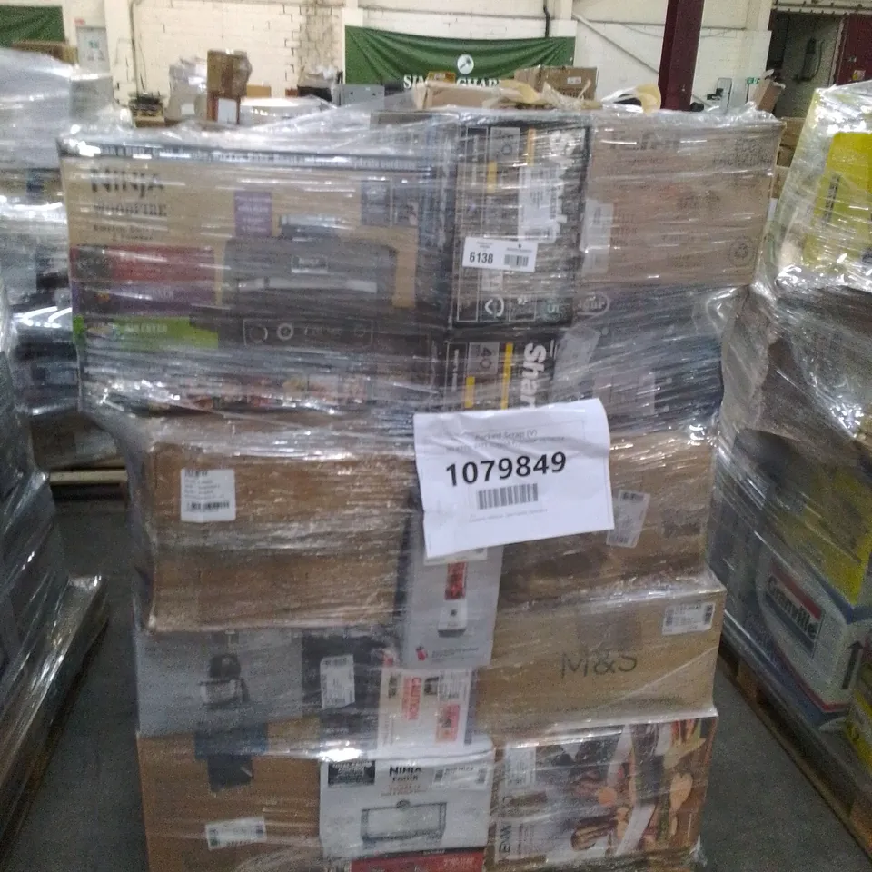 PALLET OF APPROXIMATELY 38 UNPROCESSED RAW RETURN HOUSEHOLD AND ELECTRICAL GOODS TO INCLUDE;