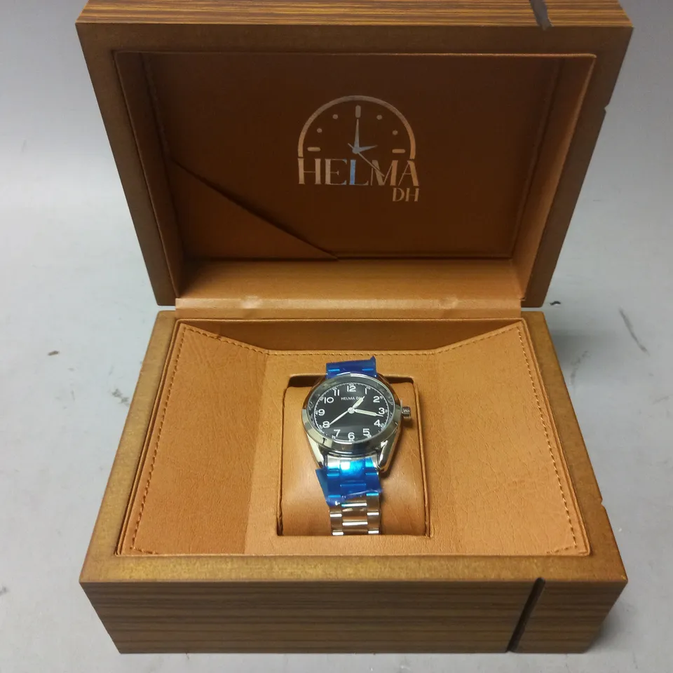 MENS HELMHA DH WATCH – STAINLESS STEEL STRAP – 3ATM WATER RESISTANT