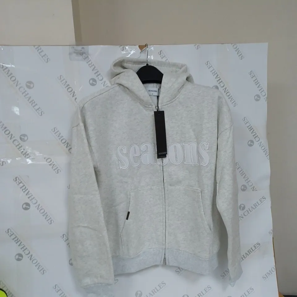 SEASON JACKET GREY/WHITE SIZE SMALL