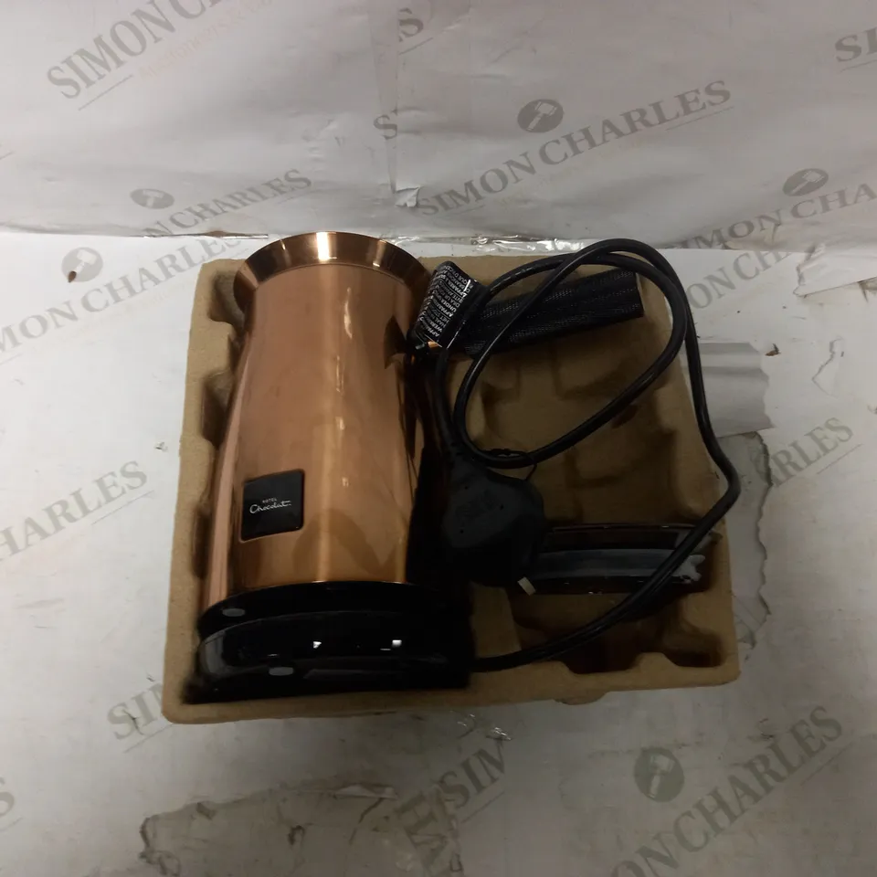 DUALIT HOTEL CHOCOLAT VELVETISER HOT CHOCOLATE MACHINE, COPPER