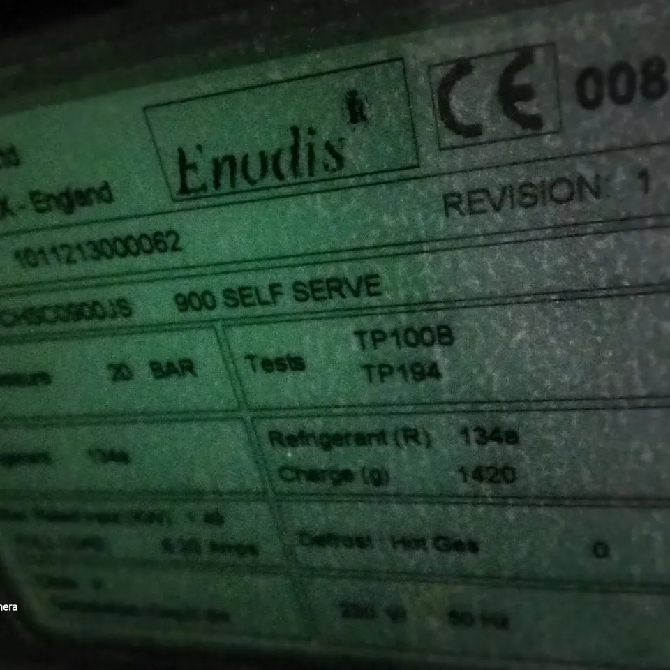 DELFIELD AB1CHSC0900JS DISPLAY FRIDGE 