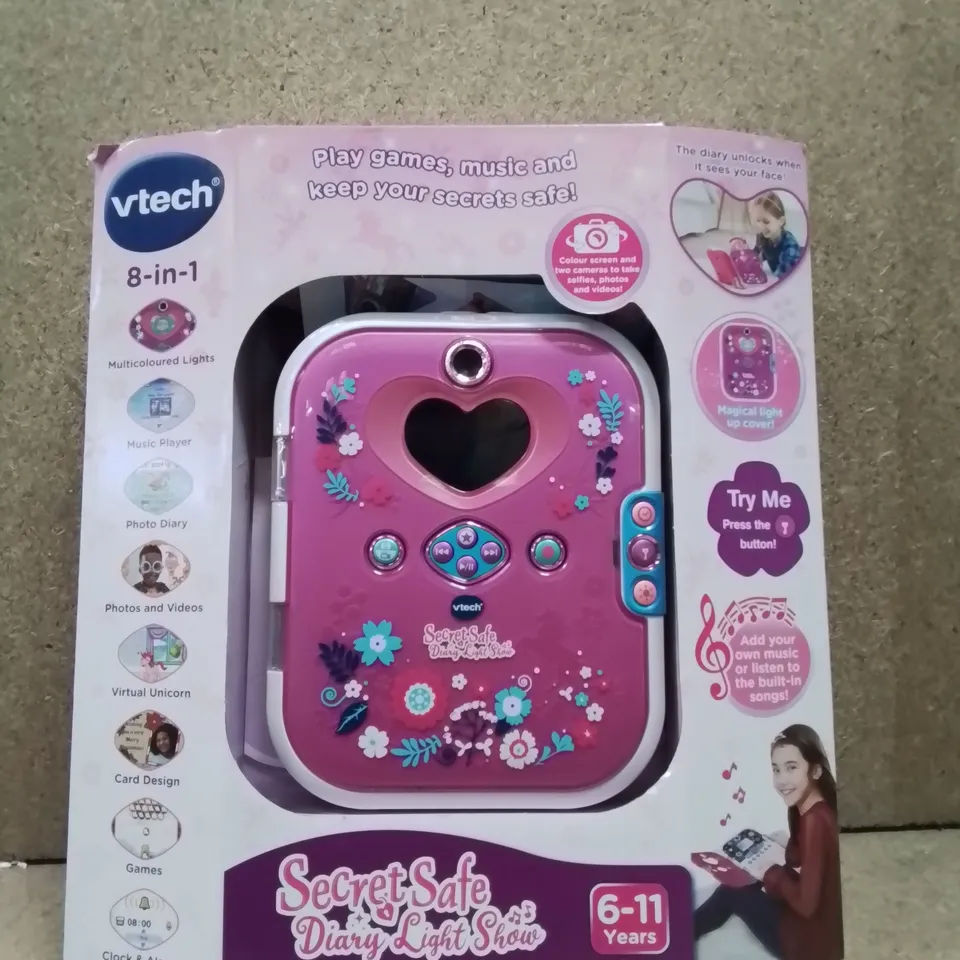 BOXED VTECH SECRETSAFE DIARY LIGHT SHOW