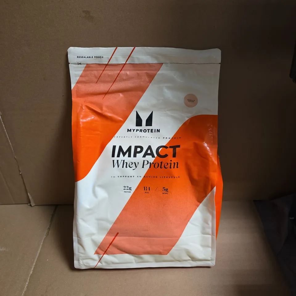 MYPROTEIN IMPACT WHEY PROTEIN – VANILLA, 2.5KG RESEALABLE POUCH