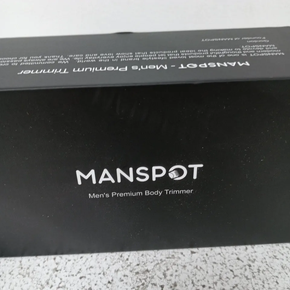 MANSPOT MEN'S PREMIUM BODY TRIMMER – BOXED