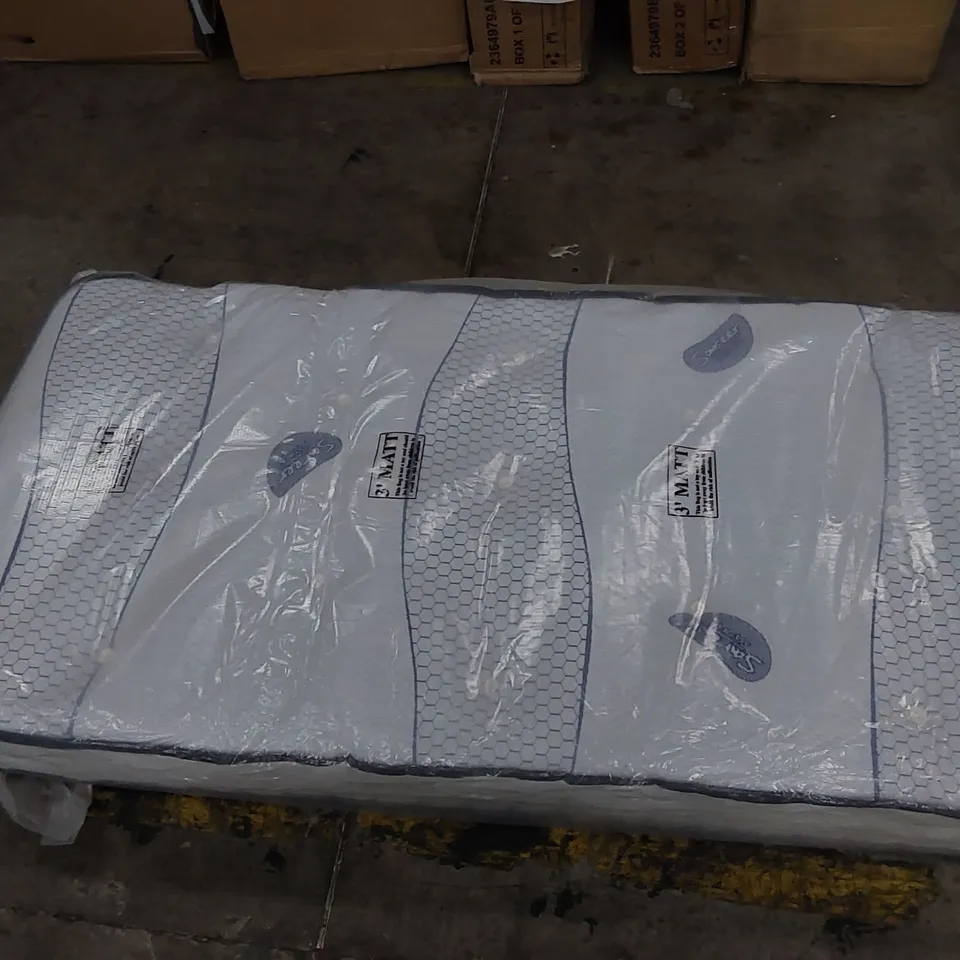 QUALITY BAGGED COOL BLUE POCKET SPRUNG 800 SINGLE 3FT MATTRESS 