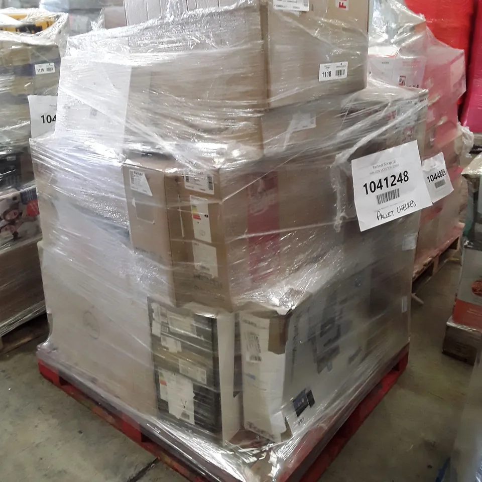 PALLET OF APPROXIMATELY 28 ASSORTED UNPROCESSED RAW RETURN MONITORS TO INCLUDE;