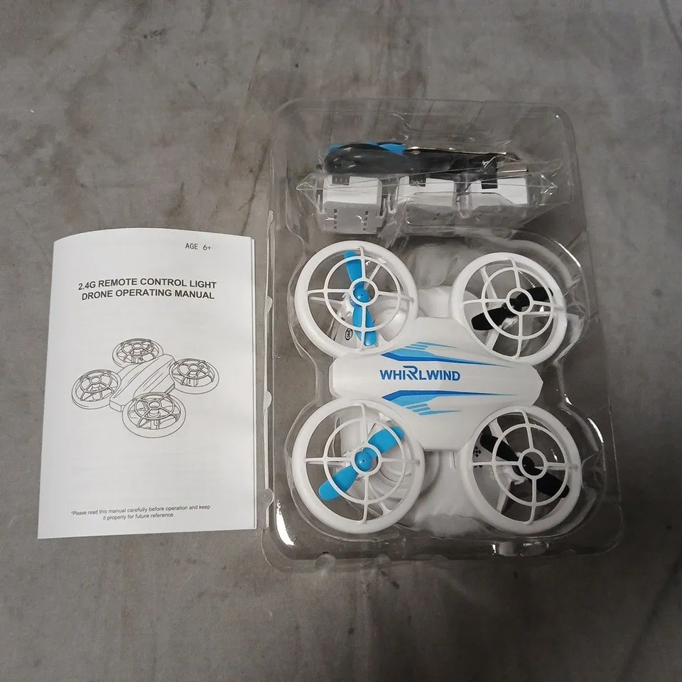 FLY DRONE – MINI REMOTE CONTROL QUAD DRONE (WHIRLWIND) BOXED
