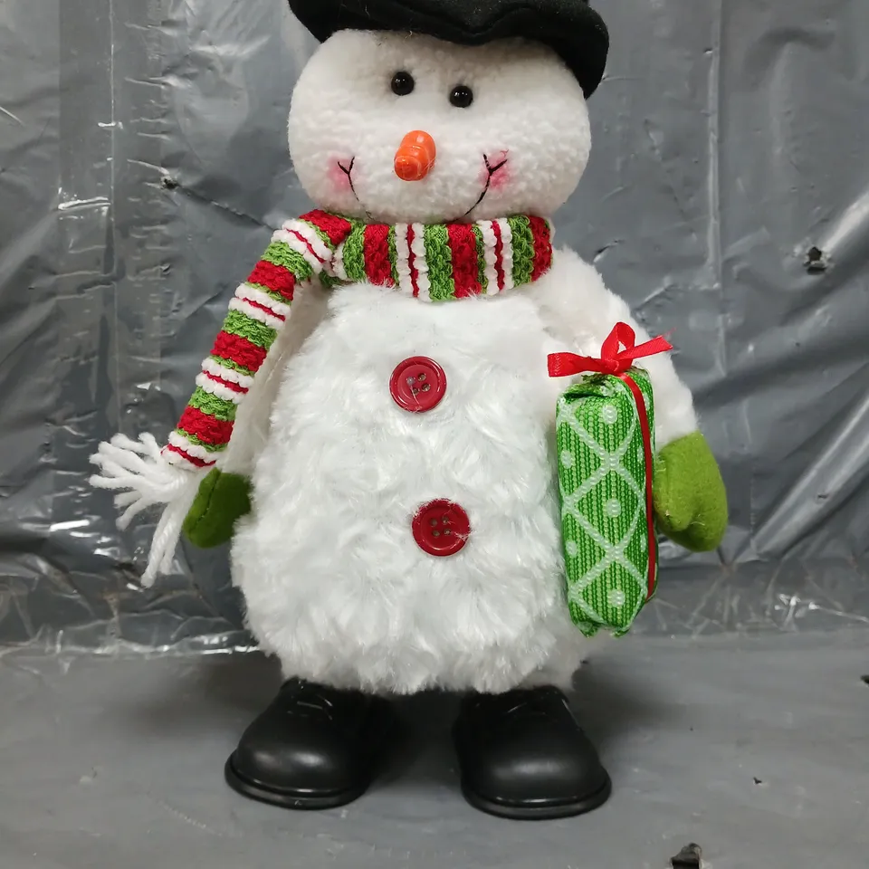 MUSICAL DANCING SNOWMAN CHRISTMAS DECORATION RRP £22.99