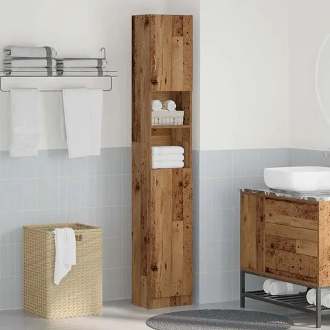 BOXED VIDAXL BATHROOM CABINET WITH LOCK.