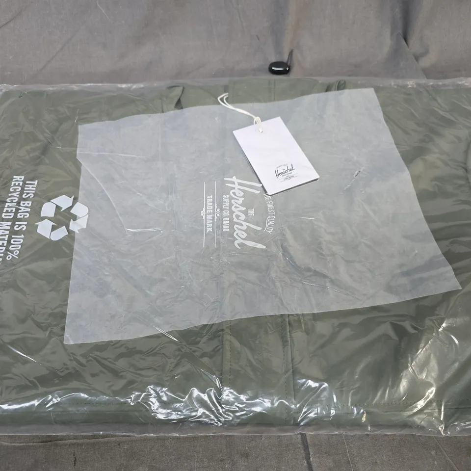 HERSCHEL LONG CLASSIC RAIN JACKET – MEN'S, FOUR LEAF CLOVER SIZE M