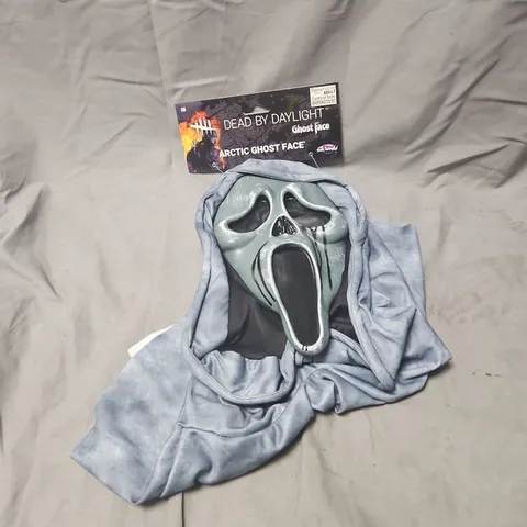 DEAD BY DAYLIGHT ARCTIC GHOST FACE MASK WITH HOODED CLOAK 