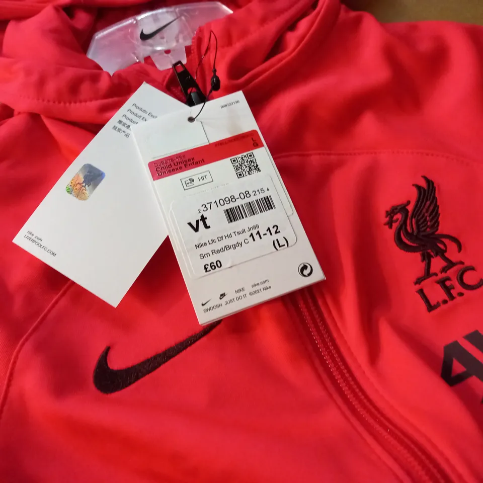 LIVERPOOL F.C. YOUTH UNISEX TRACKSUIT - L 10/11