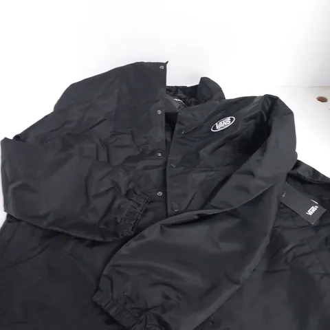 VANS BLACK NYLON WINDBREAKER JACKET – XL