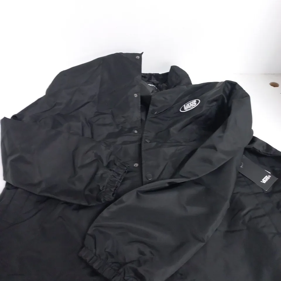 VANS BLACK NYLON WINDBREAKER JACKET – XL