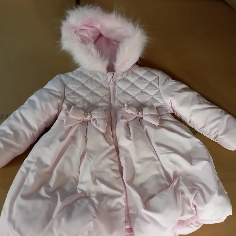 MINTINI BABY PINK COAT - 18M