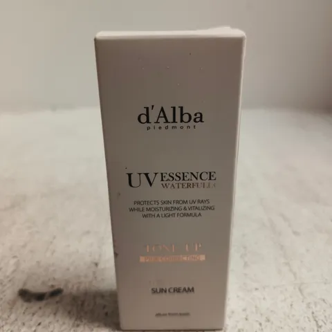 BOXED AND SEALED D'ALBA PIEDMONT UV ESSENCE WATERFULL+ SUN CREAM - 12M