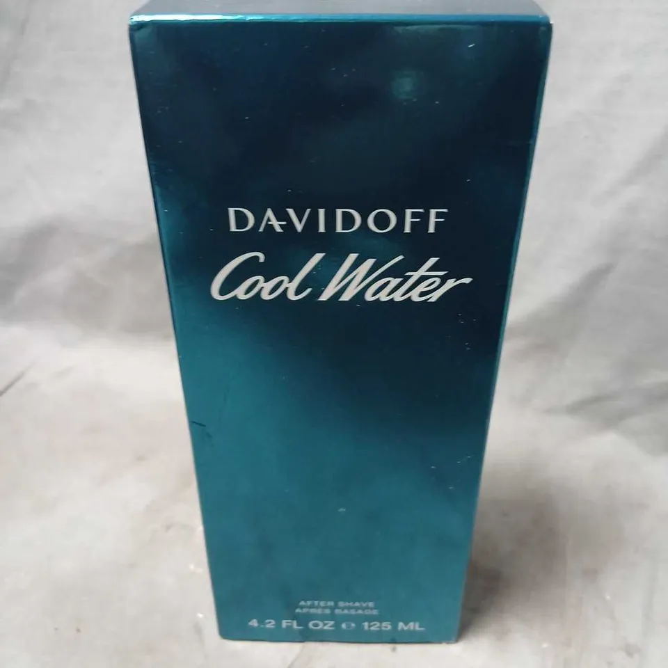 BOXED AND SEALED DAVIDOFF COOL WATER AFTER SHAVE 125ML