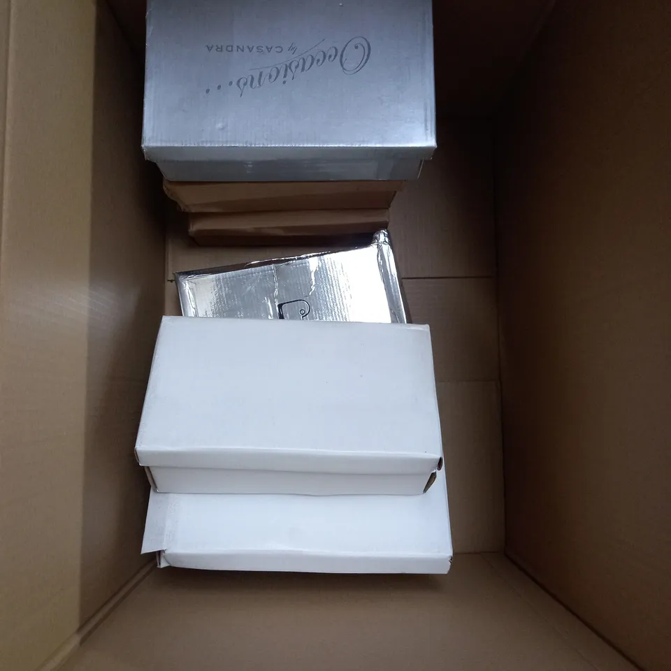 BOX OF 10 PAIRS OF ASSORTED SHOES IN VARIOUS STYLES, COLOURS AND SIZES