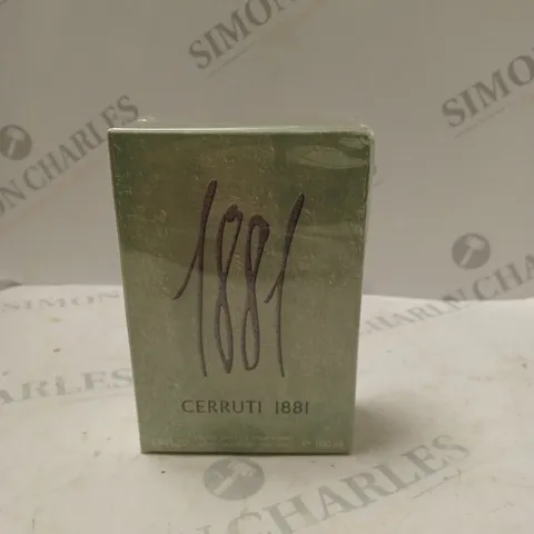 BOXED AND SEALED 1881 CERRUTI EAU DE TOILETTE 100ML