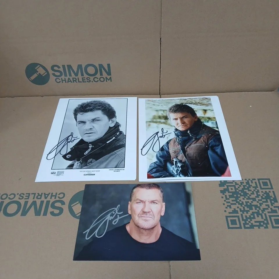 ASSORTED COLLECTION OF SIGNED CRAIG FAIRBRASS PHOTOS (6 ITEMS IN TOTAL)