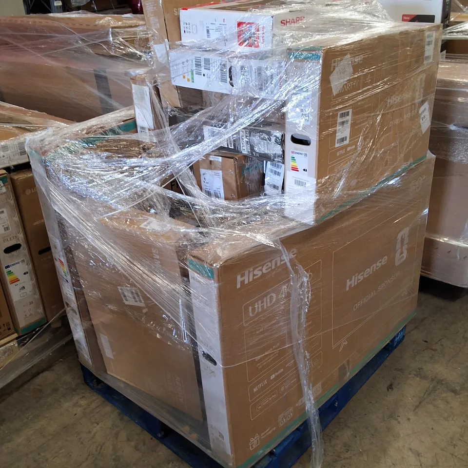 PALLET CONTAINING APPROXIMATELY 20 ASSORTED DAMAGED TVS
