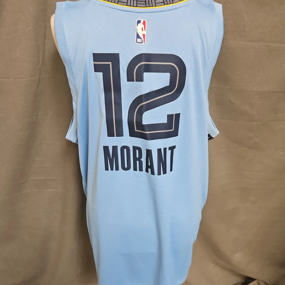 NIKE JORDAN MEMPHIS GRIZZLIES BASKETBALL JERSEY IN BLUE SIZE XL