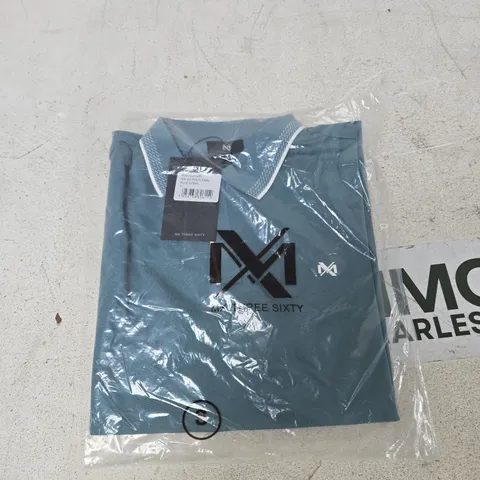 BAGGED MX THREE SIXTY MEN'S POLO SHIRT β BLUE CORAL β UK SIZE S