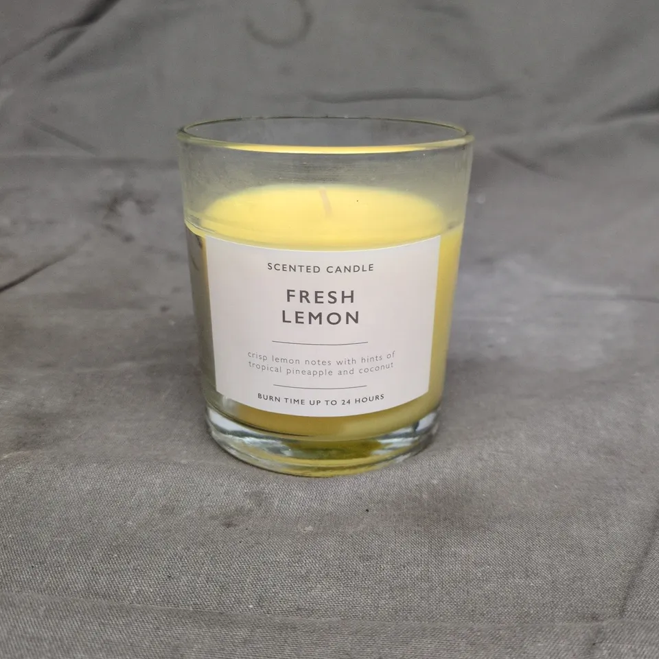 LOT OF 10 GH SCENTED CANDLES FRESH LEMON 