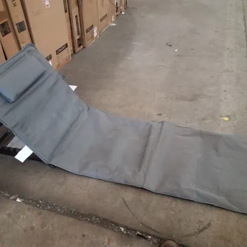 BOXED SET OF 2 SUN LOUNGERS - GREY