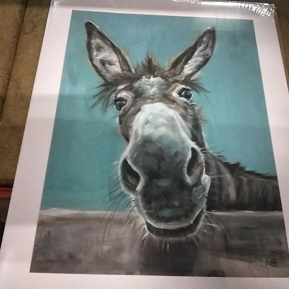 BOXED WELL HELLO THERE BY LOUISE BROWN - ART PRINT