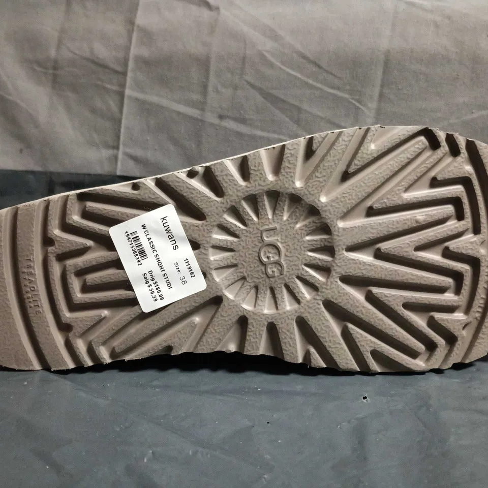 UGG SHEARLING SLIP-ON SLIPPERS – TAUP - SIZE UNSPECIFIED